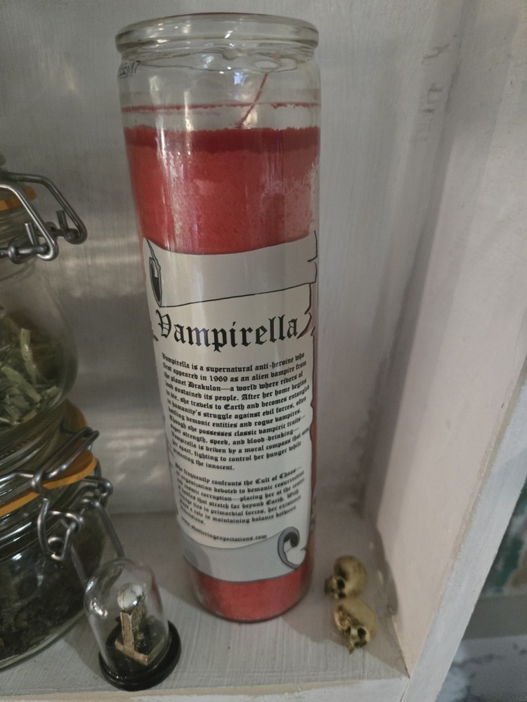 Vampirella Prayer Candle