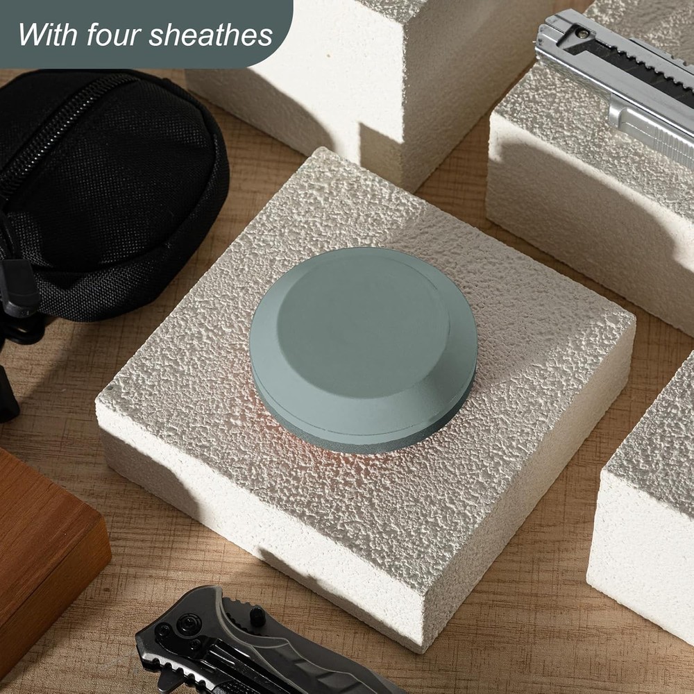 2 Pcs Axe Sharpener Multipurpose Axe Hatchet Sharpening Stone Whetstone Blade an