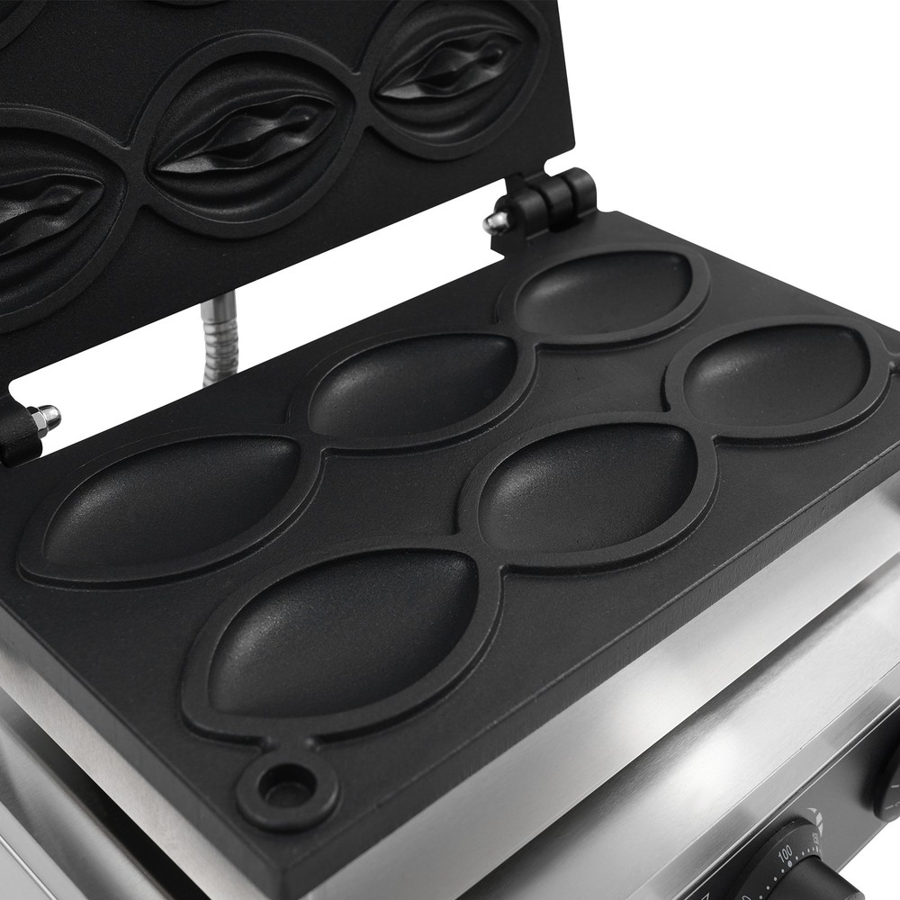 Waffle Maker Abalone-Shaped Electric Waffle Maker Commercial Waffle Machine 6PCS