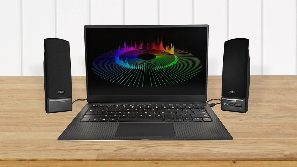 Cyber Acoustics CA-2014USB Computer USB 2.0 Desktop Computer Speakers