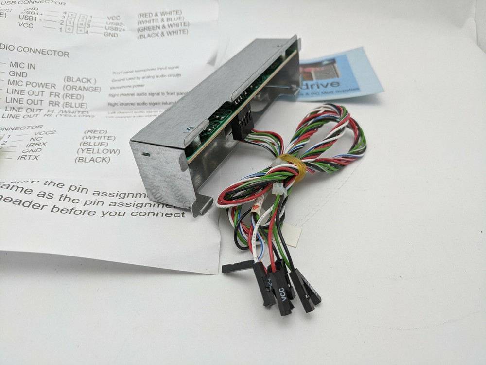 NEW Front Panel Dual USB I/O External Module Board Hub for PC Motherboard Pin