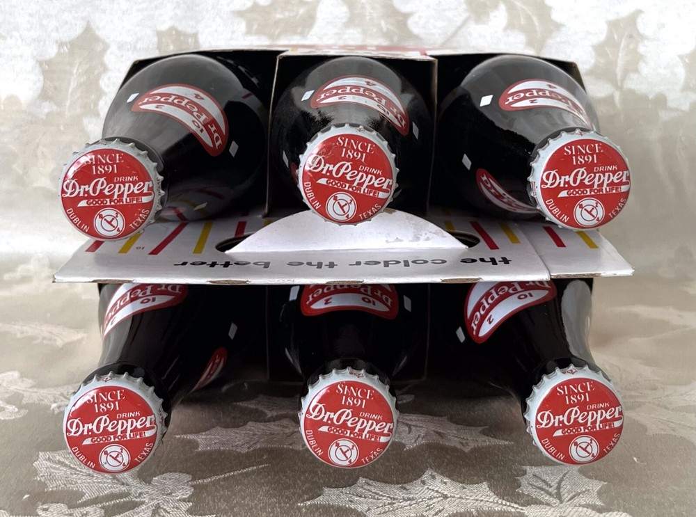 VINTAGE 12oz DR PEPPER 6-PACK CARRIER