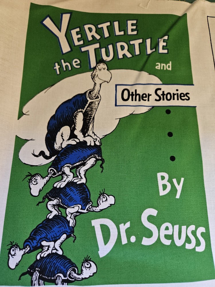Dr Seuss Fabric Panel, Cotton, $12