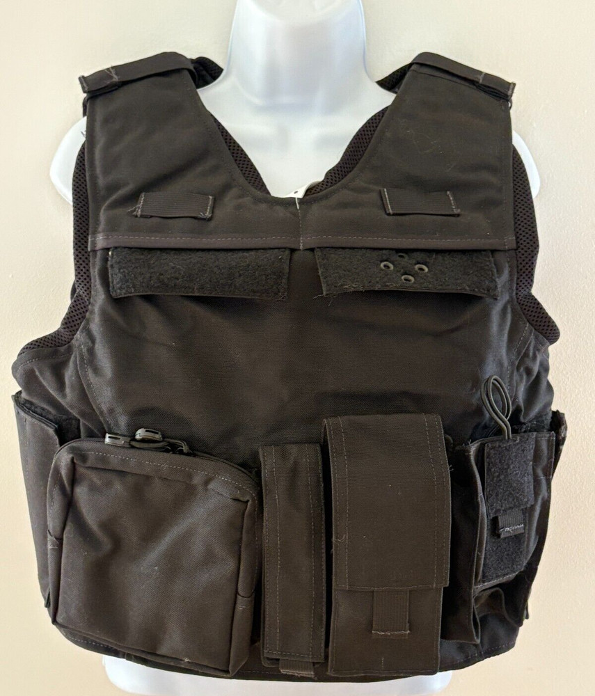 SECOND CHANCE Women Standard Armor Carrier Side Open Fix Pocket Small Black
