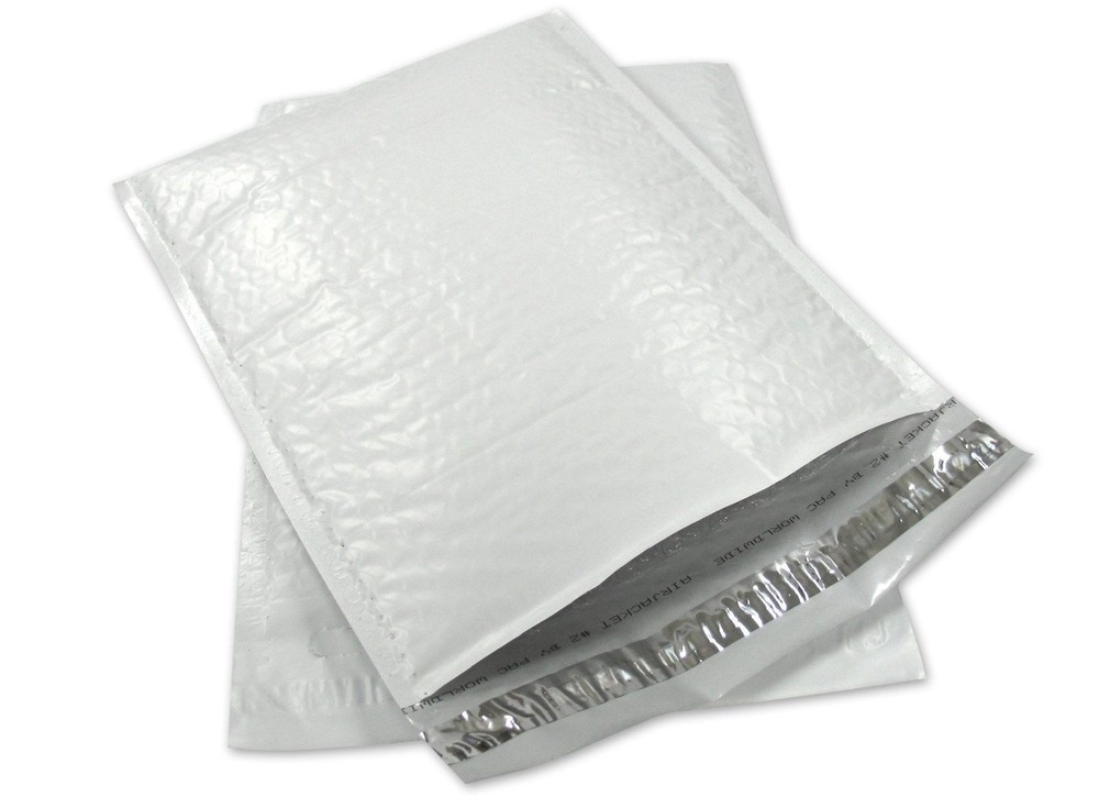 100 Size #2 8.5x12 Poly Bubble Mailers Plastic Envelopes Airjacket Brand