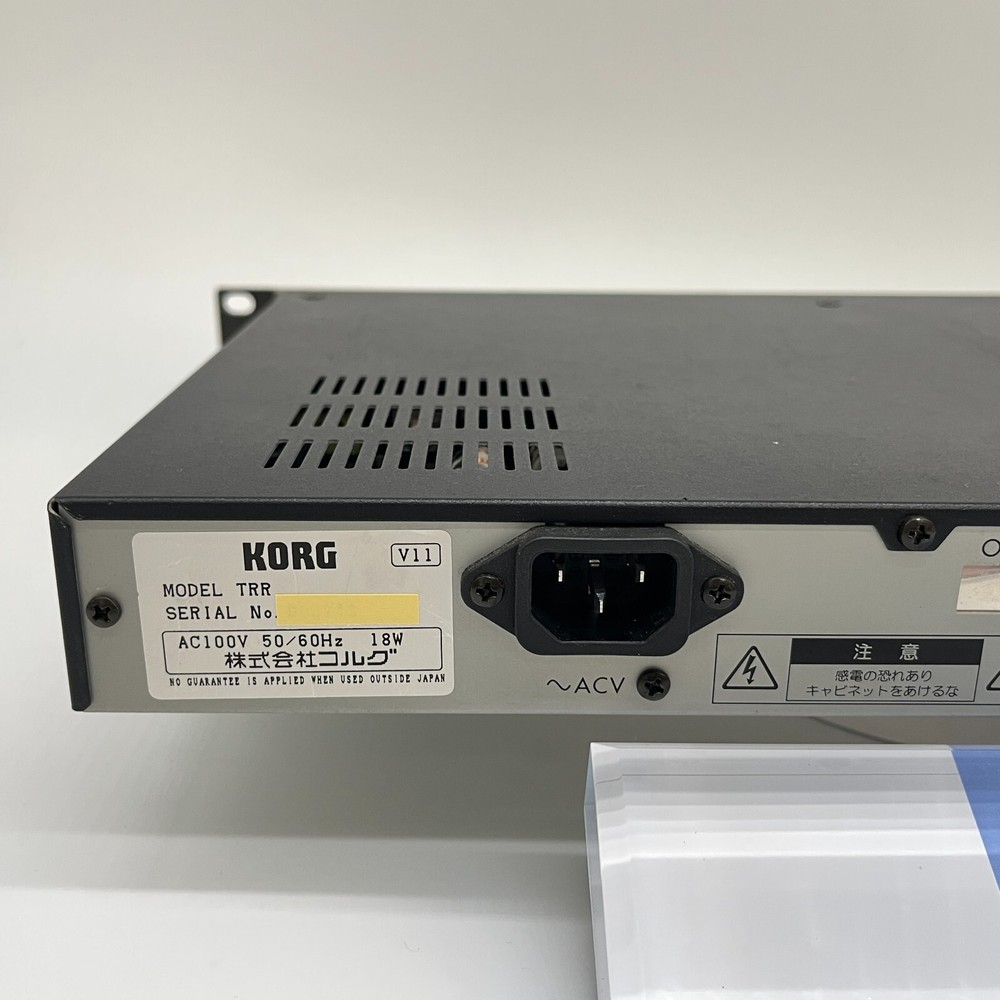 KORG TR-RACK Sound Module Synthesizer Used Tested
