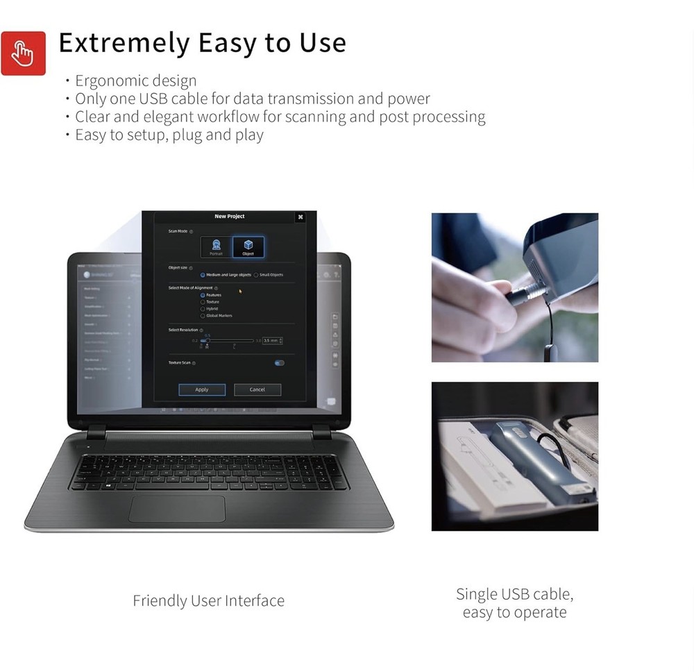 Brand New Shining3D Einstar Handheld 3D Scanner
