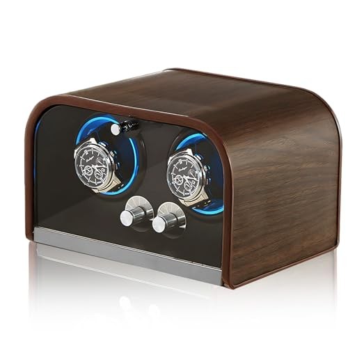Watch Winders for Automatic Watches, Double Automatic Watch Winder Box 2 Slots