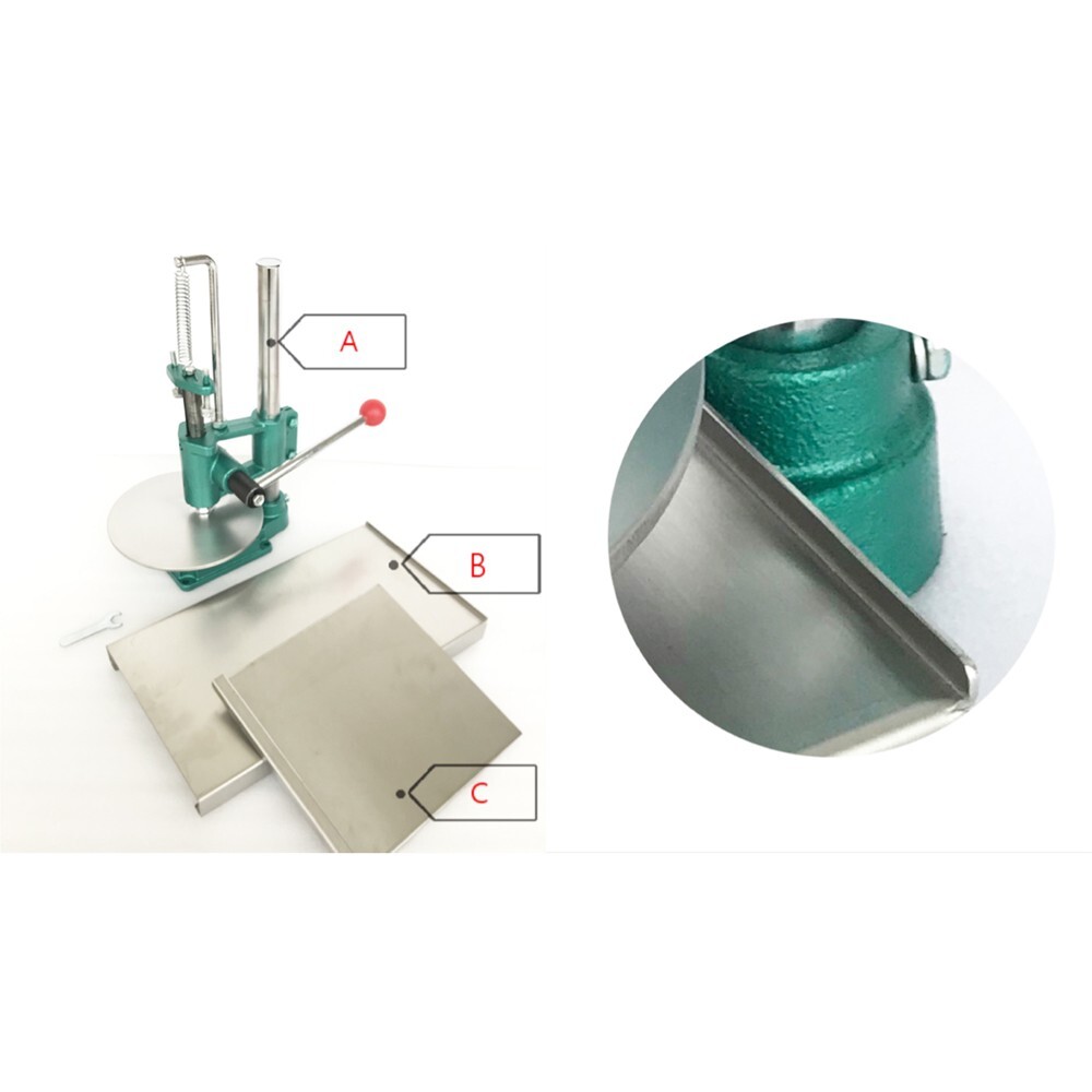 Circular Pizza Dough Press Machine 20cm Manual Pizza Dough Processor