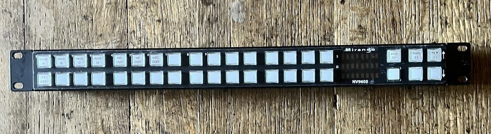 Miranda NV9605 Paging Control Panel