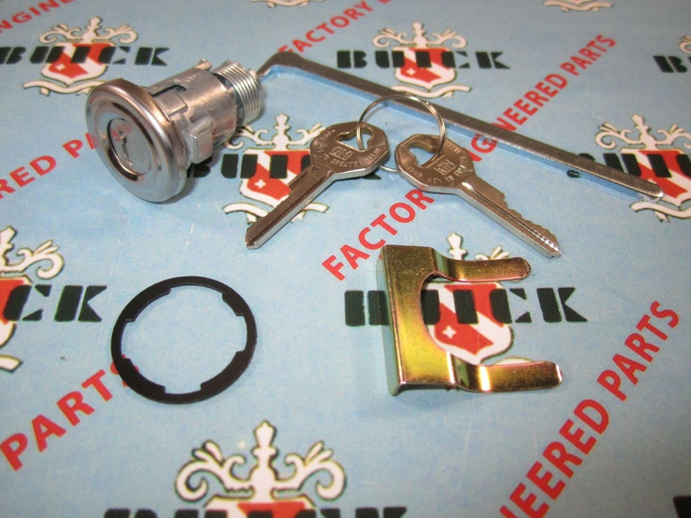 1955-1958 Buick Trunk Lock with 2 Authentic GM Keys