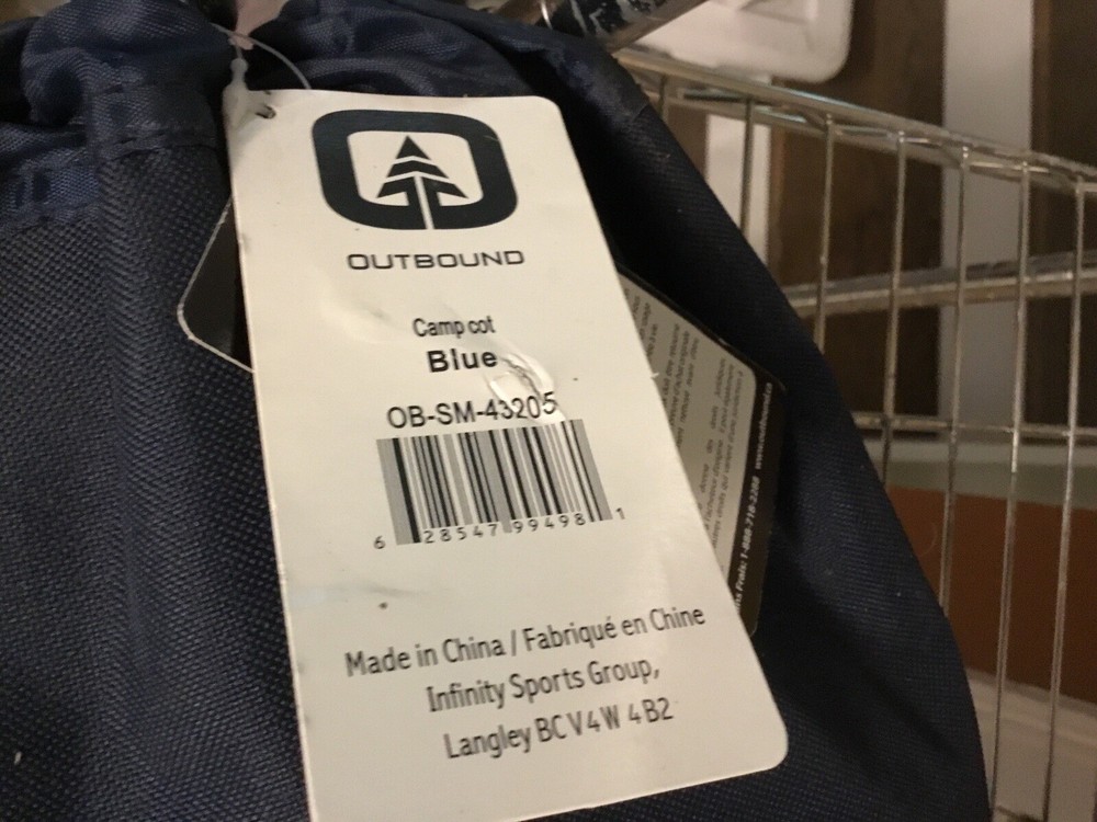 Aluminium Camp Cot by OUTBOUND