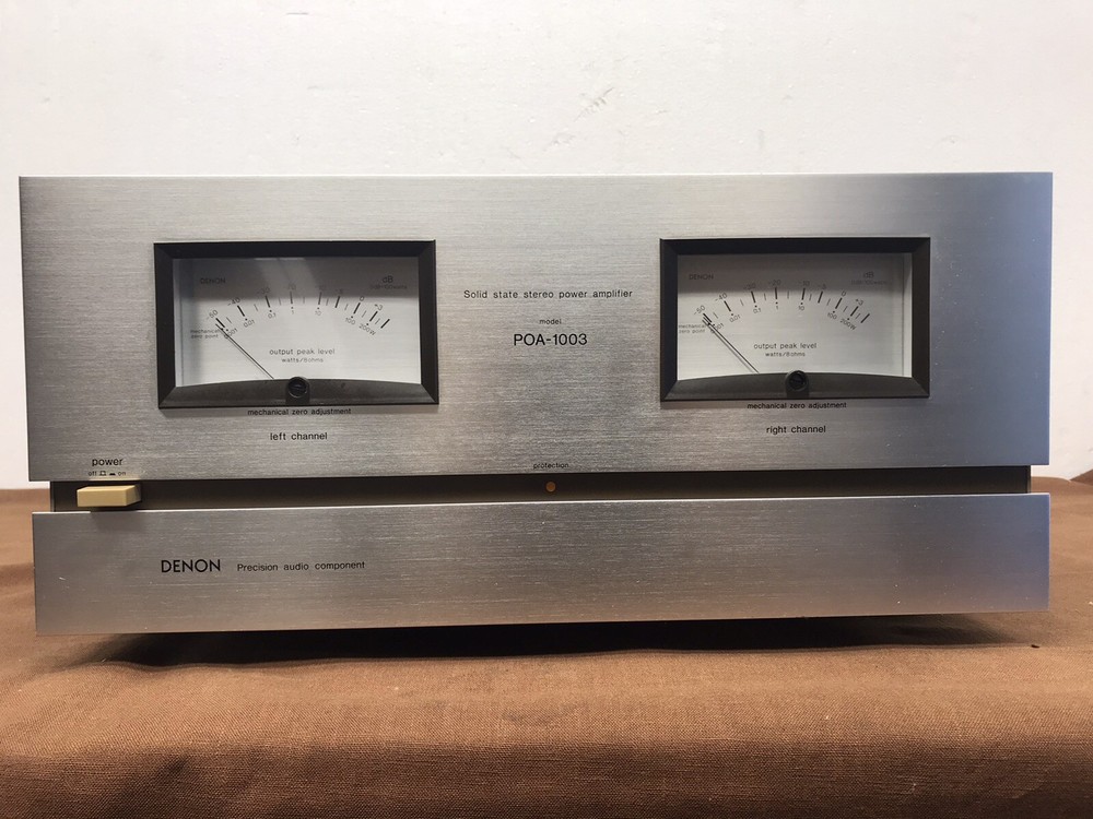 Denon Vintage Stereo Power Amplifier Model POA-1003