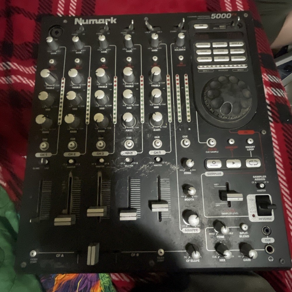 Numark  5000  Fx Dj Mixer No Power Cord