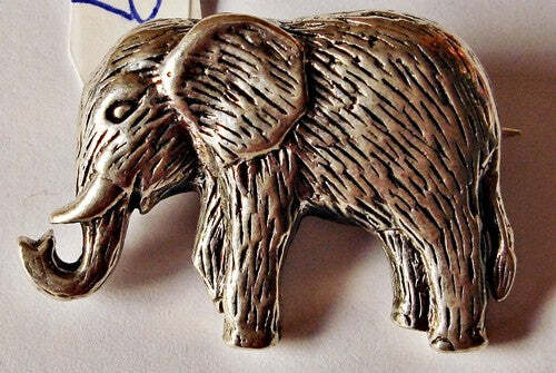 elephant brooch