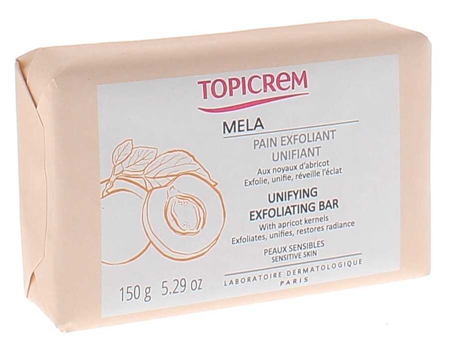 Topicrem Mela Unifying Exfoliating Bar 150g
