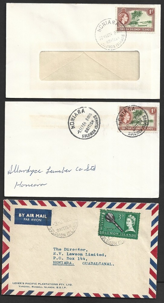 Solomon Islands 1961-69 covers (25)