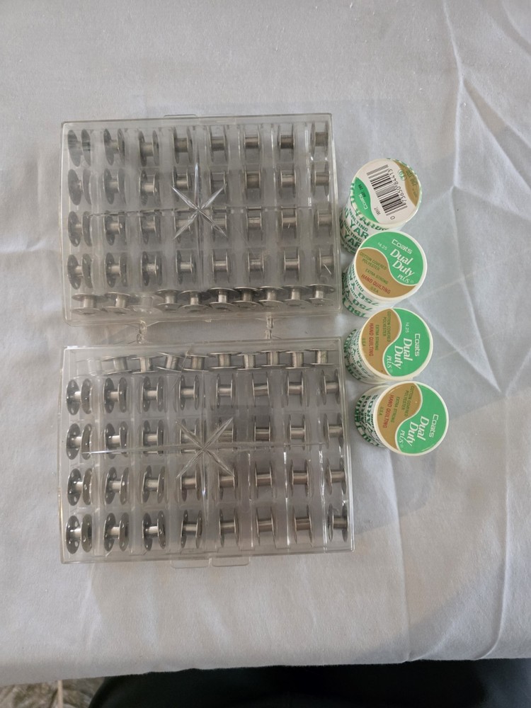 Dritz Steel Bobbins With # 507 Clear Box