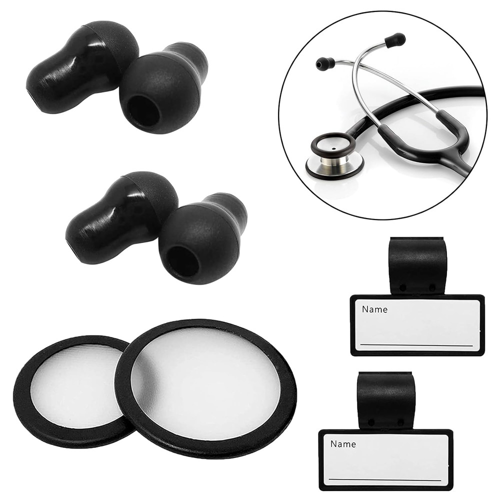 Stethoscope Replacement Part Kit - Diaphragm & Ear Tips for Littmann Classic 3,