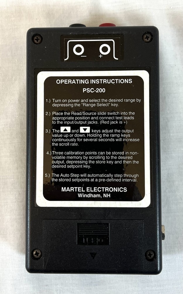 Martel PSC-200 Voltage Calibrator