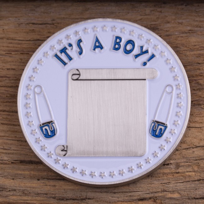 It's a Boy! Challenge Coin