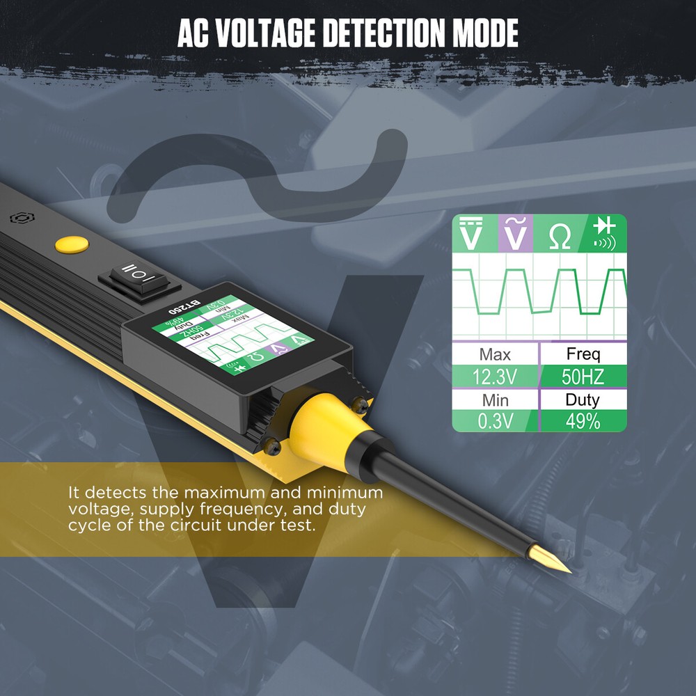 12V 24V Electrical Circuit Tester System Detection Probe Diagnostic Tool BT250