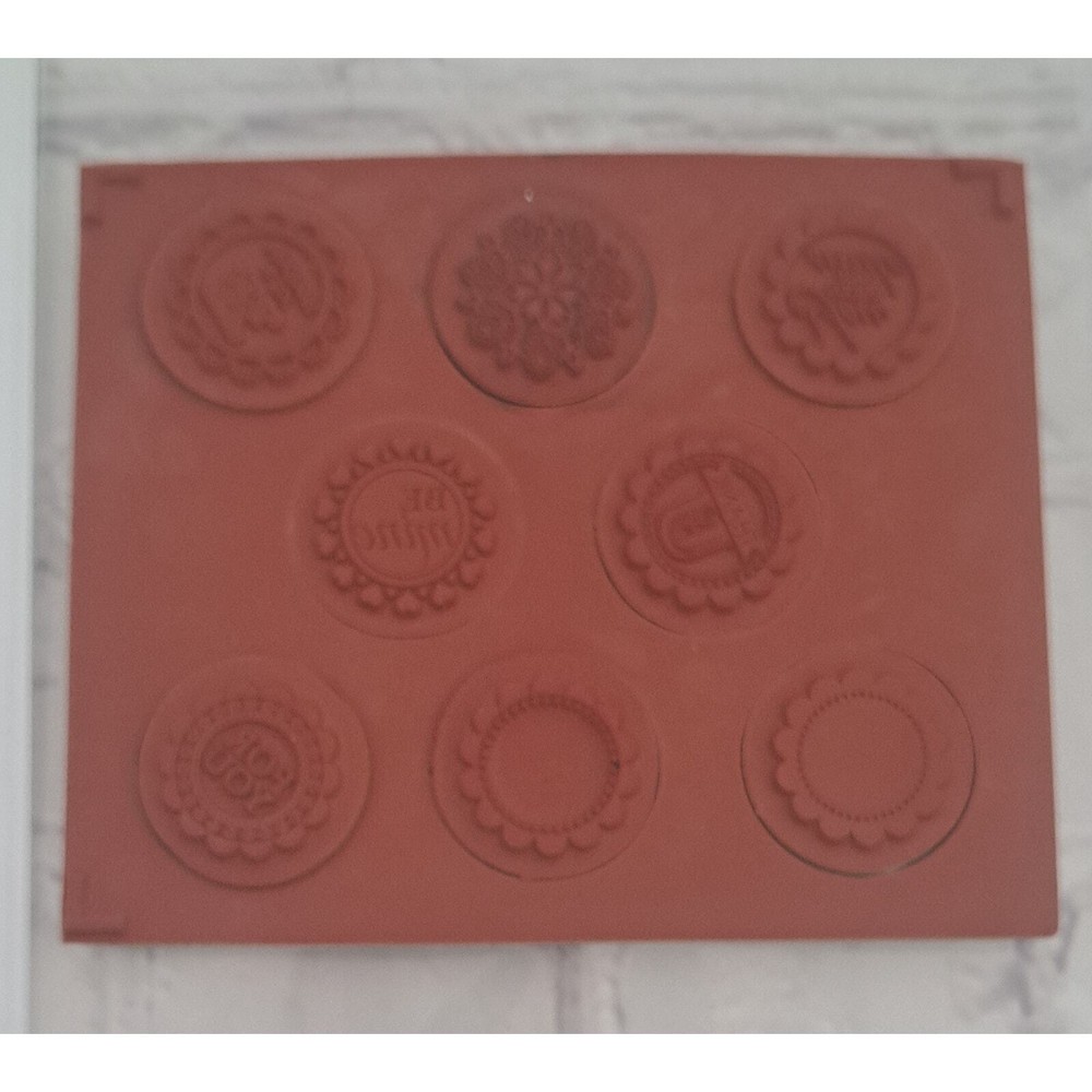 D-21 Stampin Up! RETIRED PRE-OWNED stamp set A Round Array. Cards, scrapbooking