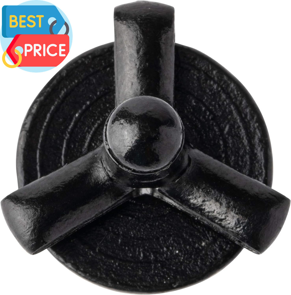 50Pcs 3/16" X 4/5" Large Head Tri-Fold Exploding Aluminum Pop Rivets (Black)