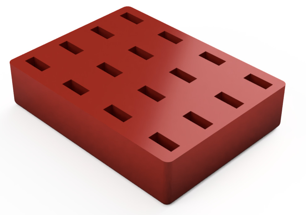 USB A Device Memory Stick Organizer Desktop Block Thin