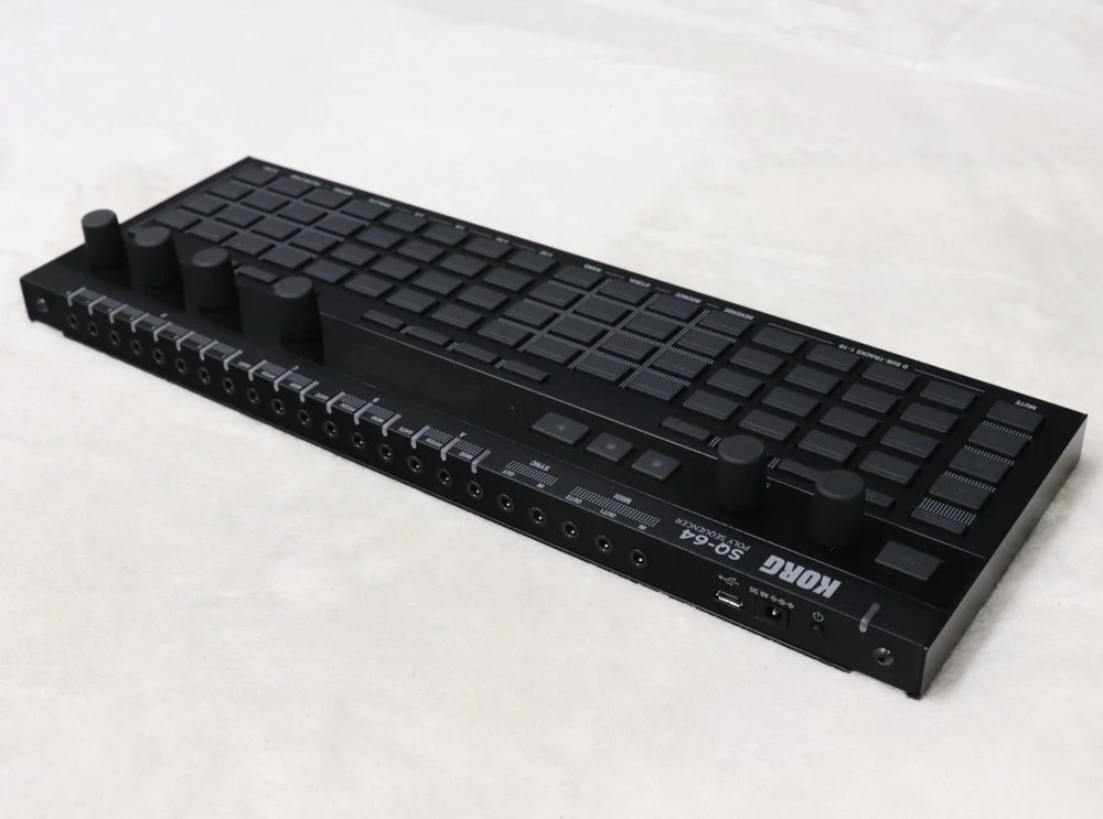 KORG SQ-64 Poly Step Sequencer MIDI CV Gate Boxed USB Tested from Japan