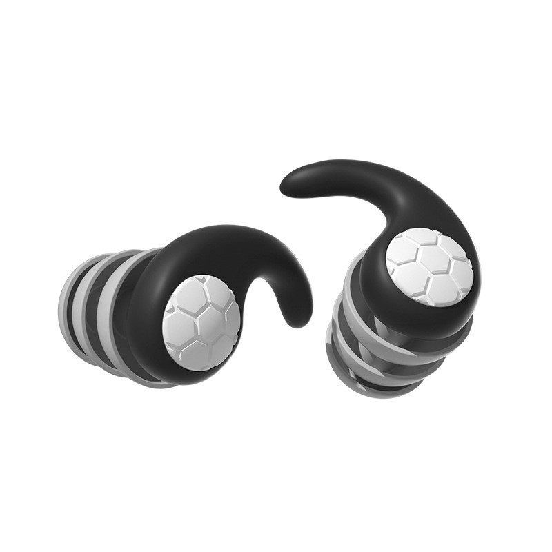 Reusable Silicone Ear Plugs Noise Cancelling Earplugs Protector Study Sleep Swim