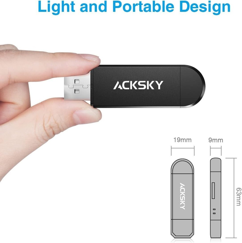 High-Speed 3-in-1 Memory Card Reader - Type-C, USB-A, Micro USB for All Devices