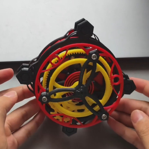 3D Printing Creative Tourbillon Desktop Ornament Decompression Toy Gift