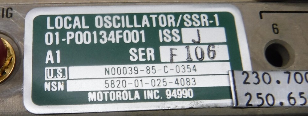 SSR-1 LOCAL OSCILLATOR FREE SHIPPING