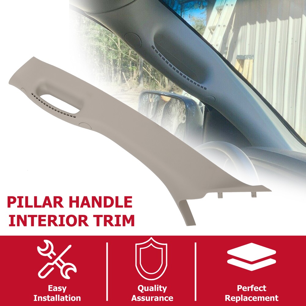 For 02-10 Dodge Ram Left Driver Pull Grab Handle A Pillar Windshield Post Trim