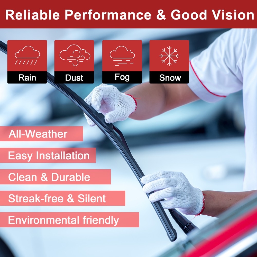 3 Pcs 28" 14" 12" Front Rear Windshield Wiper Blade Set for Nissan Versa Note