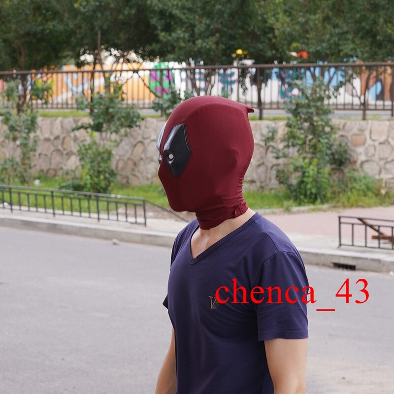 Customize Deadpool Screen Accurate Cosplay Headgear Wearable Mask Prop Faceshell