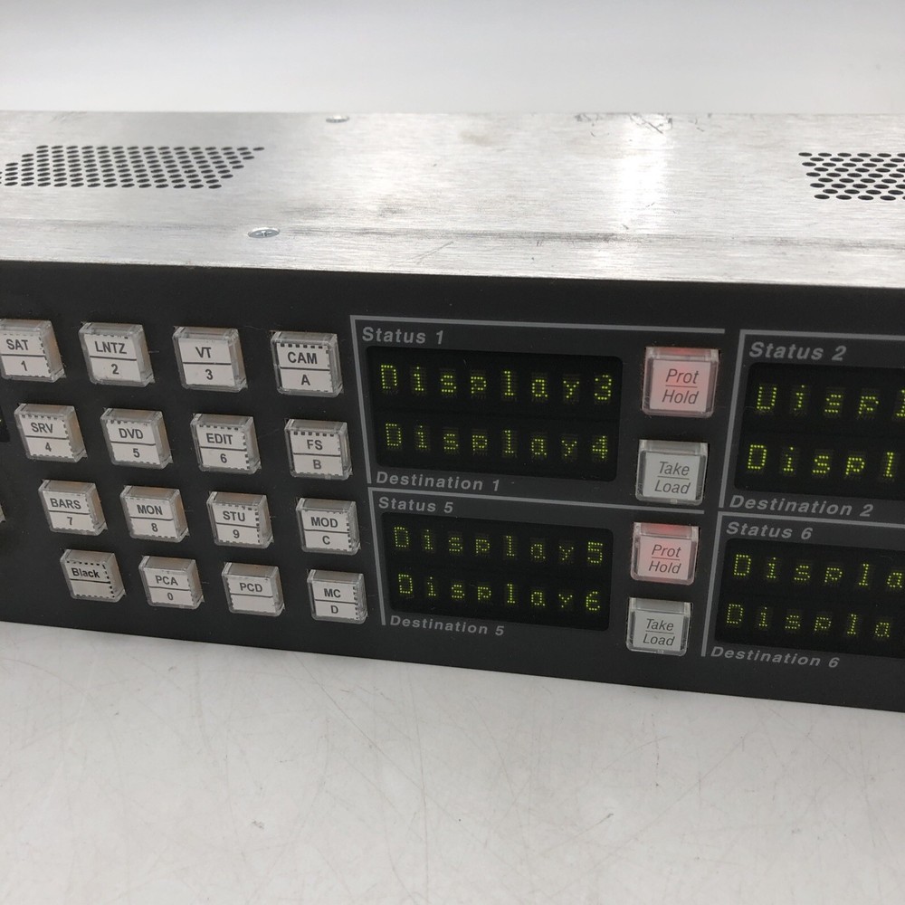 USED Grass Valley Encore/Prelude PMB Control Panel POWER TESTED READ E
