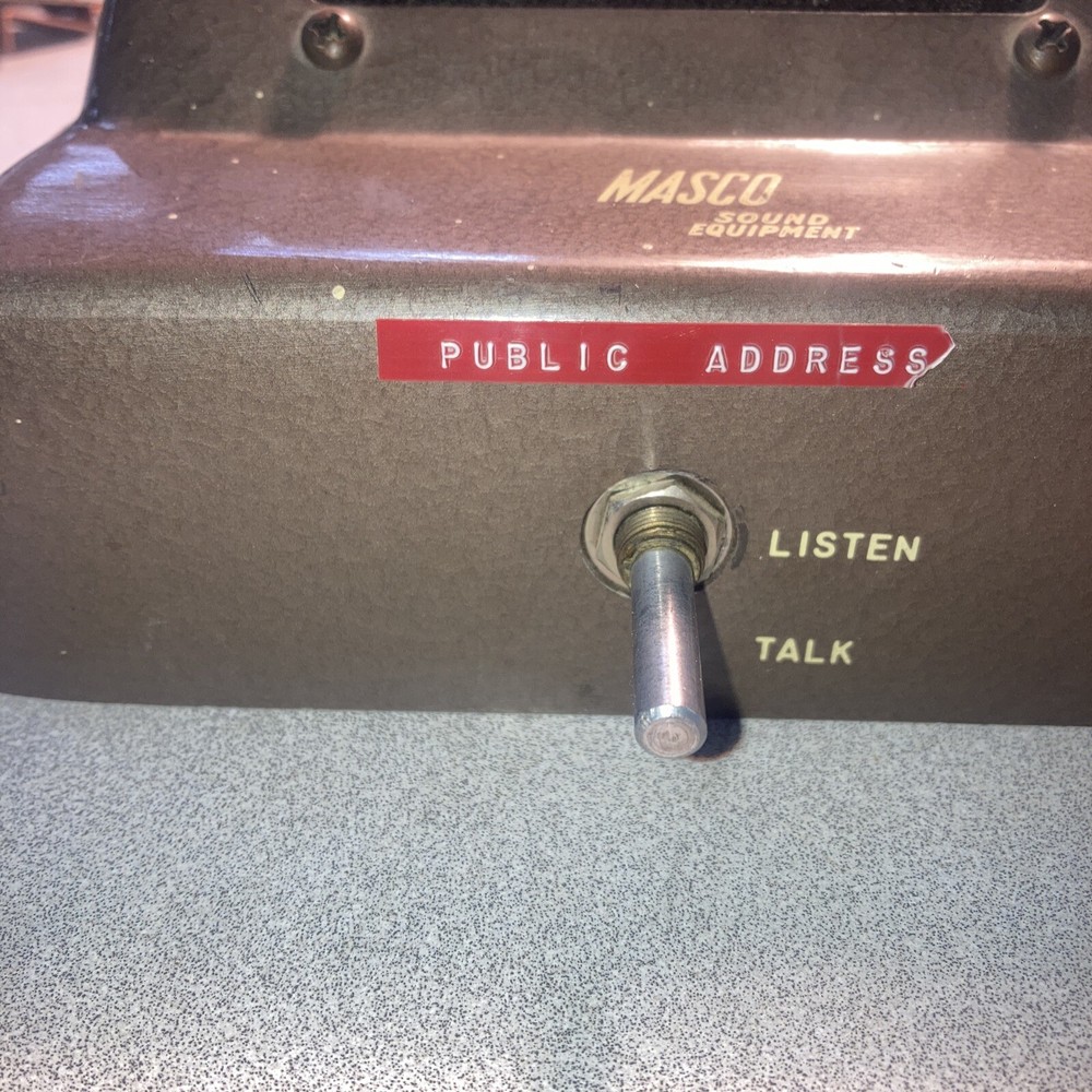 Masco Intercom Speaker