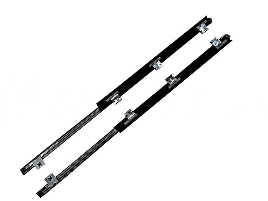 New Front Outer Beltline Molding Pair / For 84-96 XJ 4-Door Cherokee & Comanche