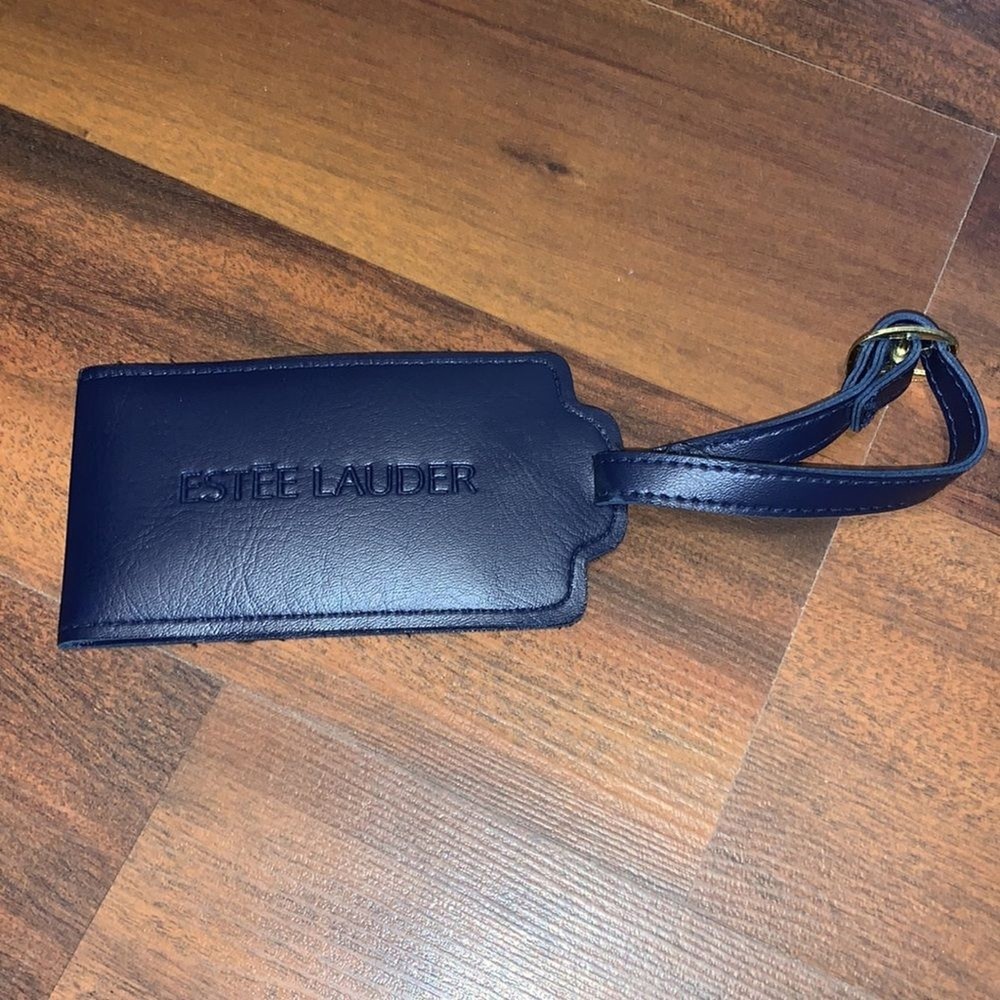Ester Lauder Blue Bag Tag