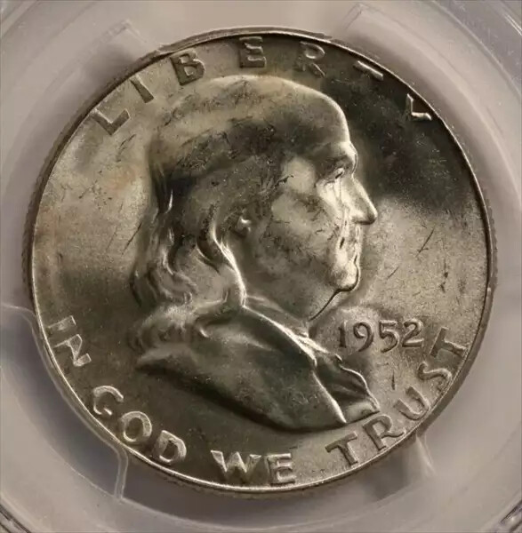 1952-S Franklin Half Dollar PCGS MS65