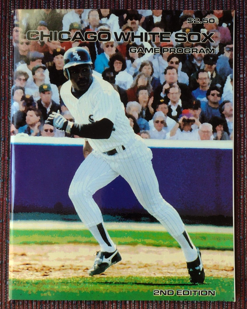 Chicago White Sox Game Program/1991 2nd Edition/Comisky Park/Tim Raines