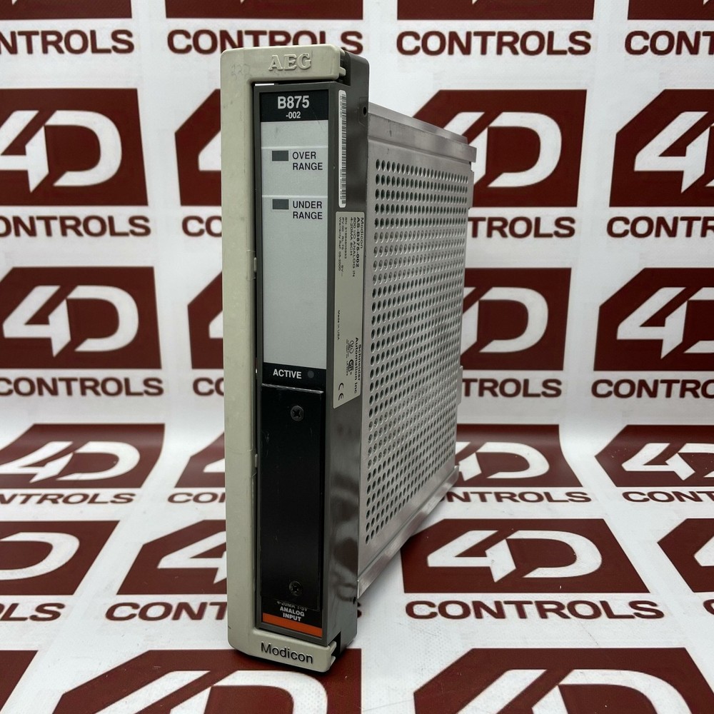 AS-B875-002 | Modicon |  Analog Input Module, 8 Channel, 4-20mA, 1-5V, Used