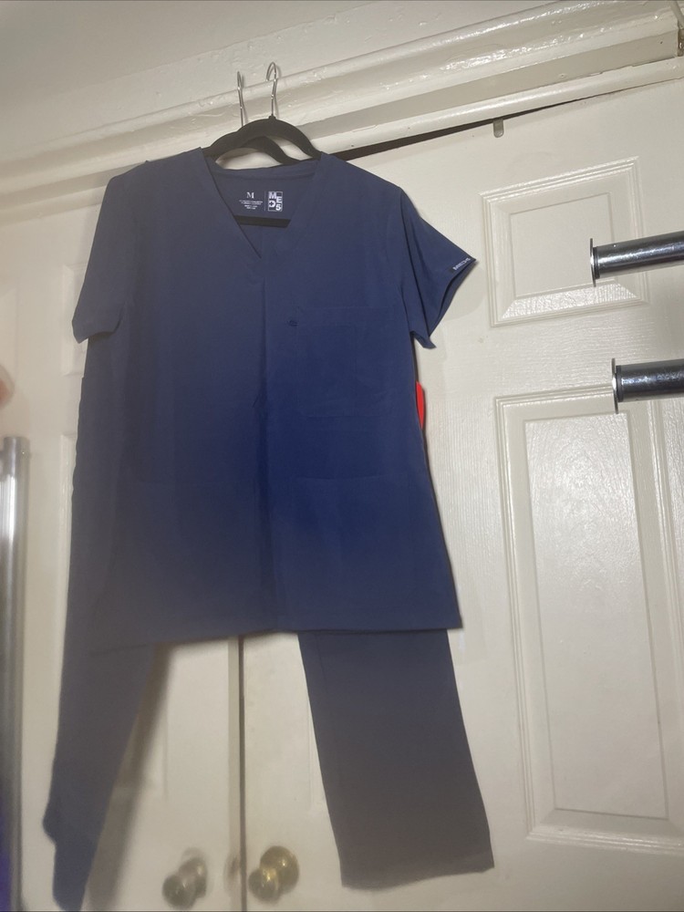 Medium Navy Scrub Uniform Set