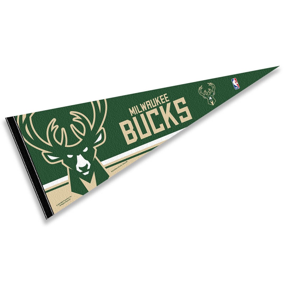 Milwaukee Bucks NBA Pennant