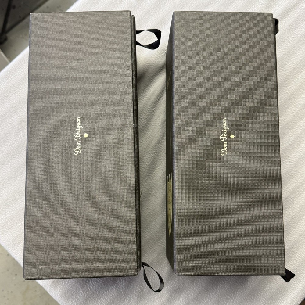 2 Empty Don Perignon Champagne Brut 2010 Empty Boxes