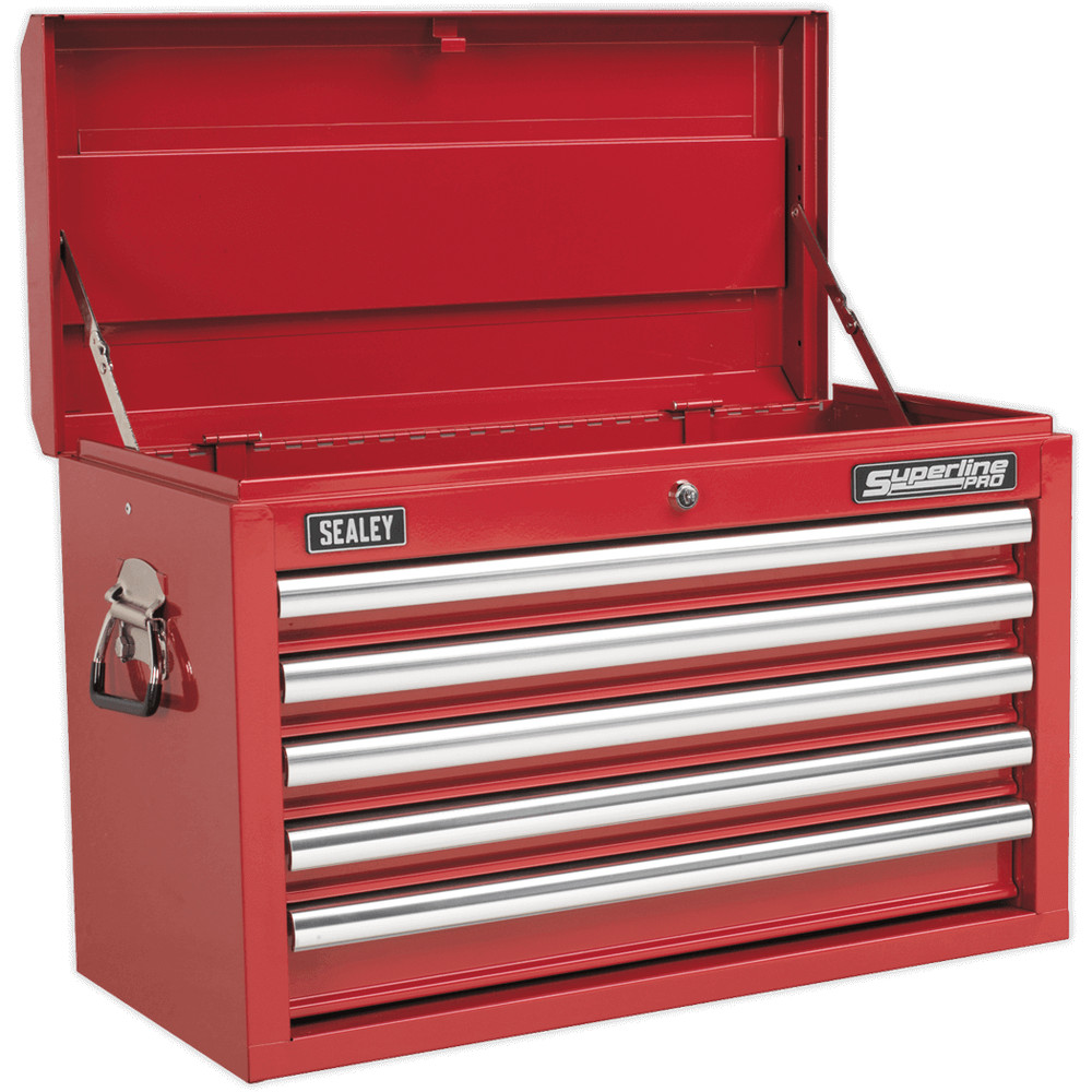 Sealey Superline Pro 5 Drawer Tool Chest Red