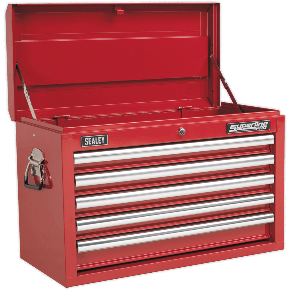Sealey Superline Pro 5 Drawer Tool Chest Red