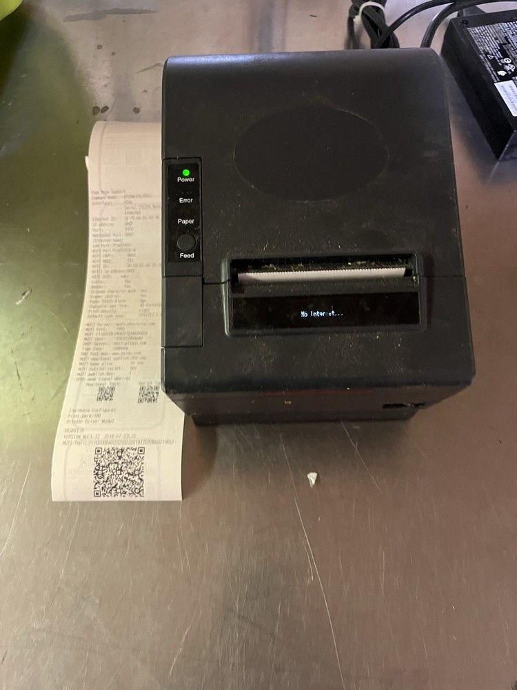 HS-835ULWB USB, Ethernet, WiFi, GPRS      Receipt Printer